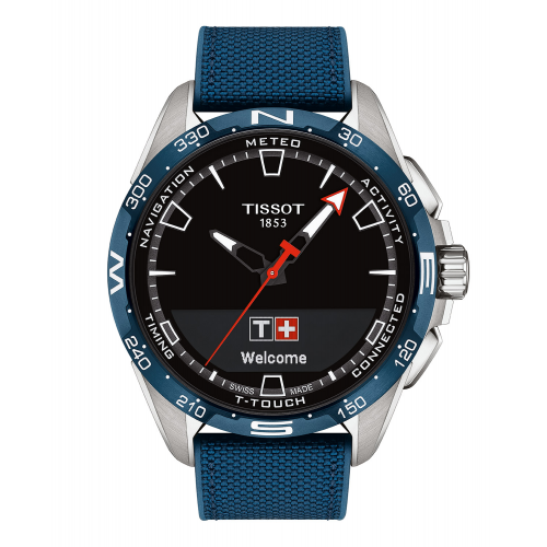 Tissot T121.420.47.051.06 Herrenuhr T-Touch Connect Solar Blau