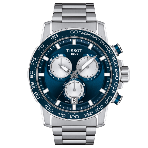 Tissot T125.617.11.041.00 Herrenuhr Supersport Chronograph Stahl/Blau