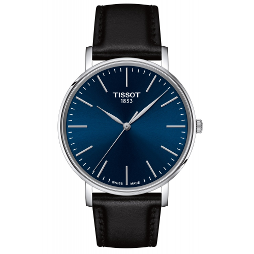 Tissot T143.410.16.041.00 Herrenarmbanduhr Everytime Schwarz/Blau