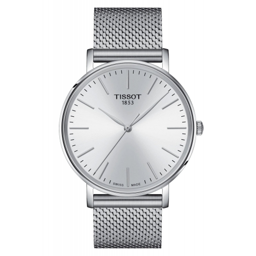 Tissot T143.410.11.011.00 Herren-Armbanduhr Everytime Stahl/Silberfarben