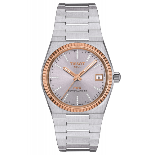 Tissot T931.207.41.336.00 Damenuhr Automatik PRX Powermatic 80 Roségold