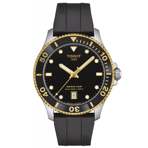 Tissot T120.410.27.051.00 Taucheruhr Seastar 1000 40 mm Schwarz/Bicolor