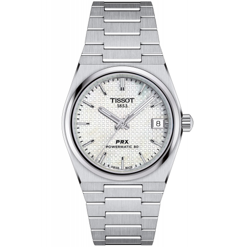 Tissot T137.207.11.111.00 Damenuhr Automatik PRX 35 mm Weiß