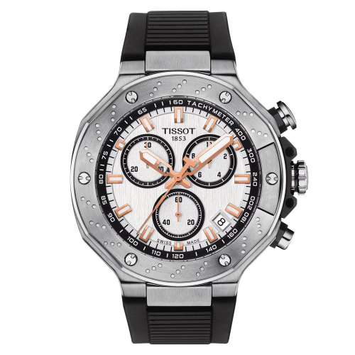 Tissot T141.417.17.011.00 Herrenuhr T-Race Chronograph Zweifarbig