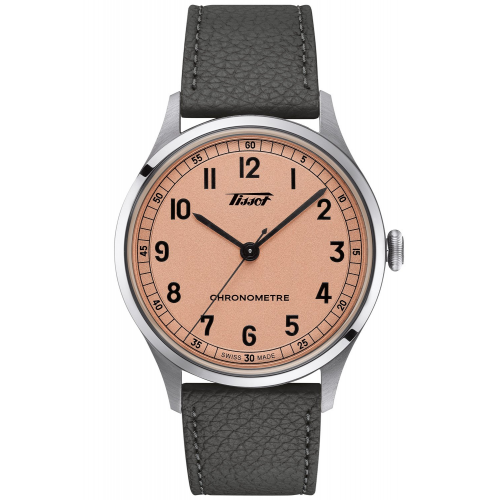 Tissot T142.464.16.332.00 Unisex-Automatikuhr Heritage 1938 Grau/Rosé