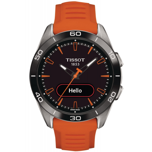 Tissot T153.420.47.051.02 Unisex-Uhr T-Touch Connect Sport Orange