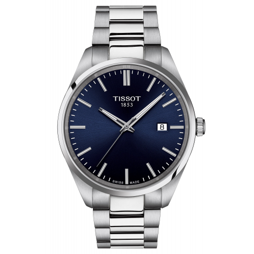 Tissot T150.410.11.041.00 Herrenuhr Quarz PR 100 Stahl/Blau