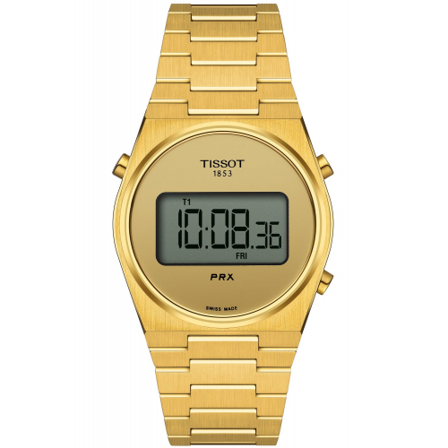 Tissot T137.263.33.020.00 Damen-Armbanduhr PRX Digital 35 Goldfarben