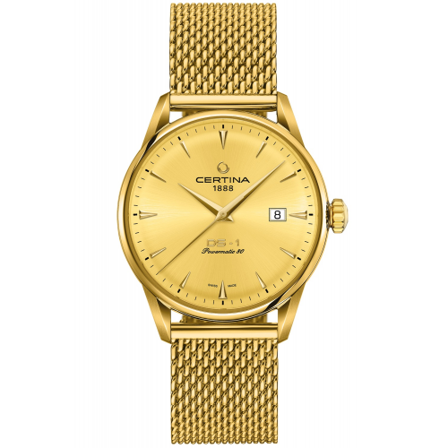 Certina C029.807.33.361.00 Herrenuhr Automatik DS-1 Goldfarben