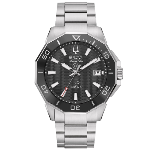 Bulova 96B434 Herrenuhr Taucher Marine Star Stahl/Schwarz