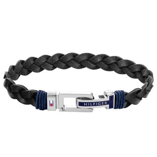 Tommy Hilfiger 2790307 Herrenarmband Leder Schwarz