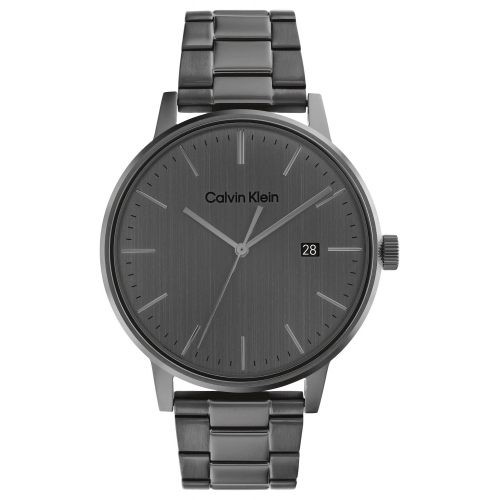 Calvin Klein 25200054 Herrenuhr Linked Bracelet Anthrazit