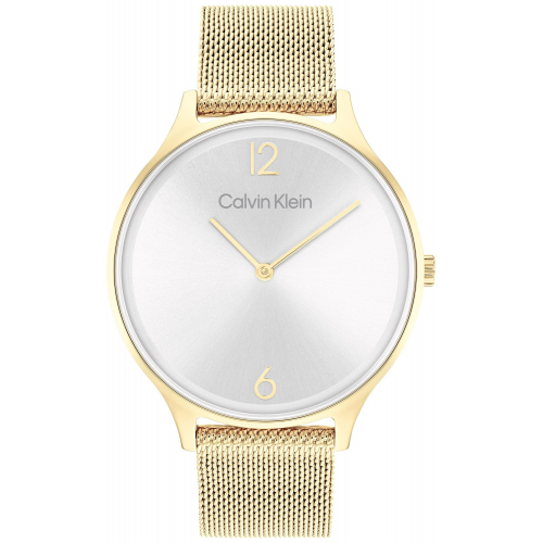 Calvin Klein 25200003 Damenuhr Timeless Mesh Goldfarben