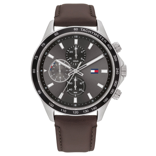 Tommy Hilfiger 1792015 Herrenuhr Miles Multifunktion Braun/Schwarz