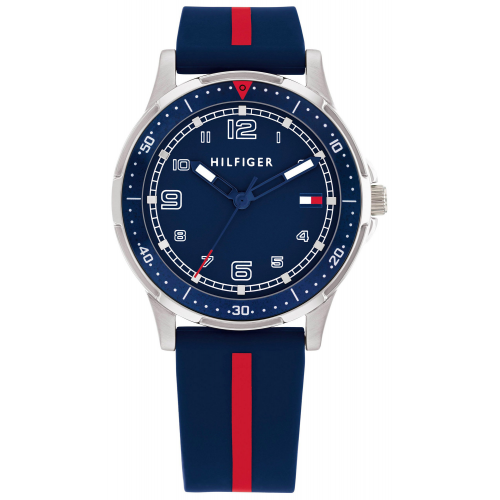 Tommy Hilfiger 1720036 Jugend-Armbanduhr Boys Blau/Rot