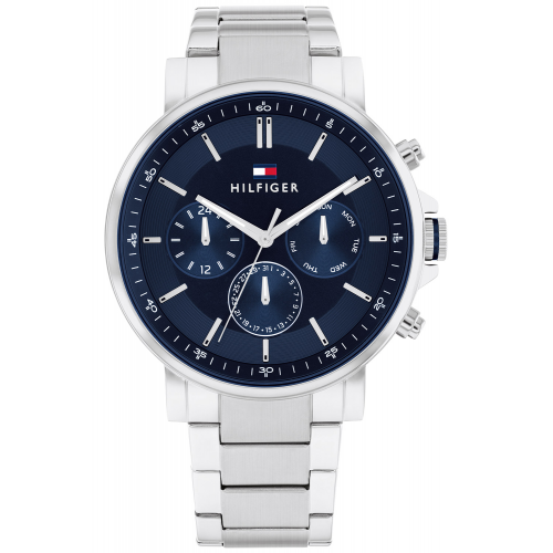 Tommy Hilfiger 1710588 Herrenuhr Tyson Multifunktion Stahl/Blau