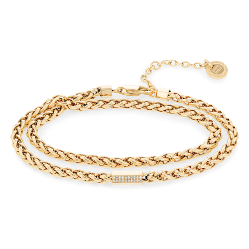 Tommy Hilfiger 2780876 Damenarmband Snake Goldfarben