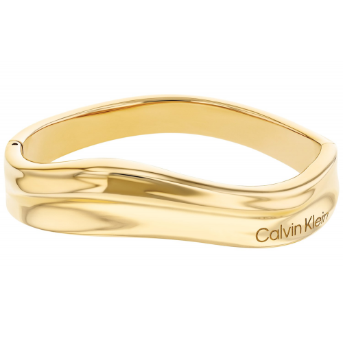 Calvin Klein 35000642 Damen-Armreif Edelstahl Goldfarben Elemental