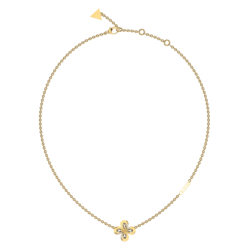 Guess JUBN03057JWYG Damen-Halskette Blume Goldfarben