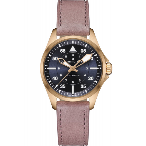 Hamilton H76245840 Damenuhr Khaki Aviation Pilot Automatik Rosé 36 mm