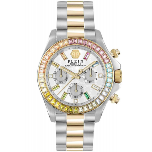 Philipp Plein PWSBA0523 Damenuhr Chronograph Nobile Lady Bicolor