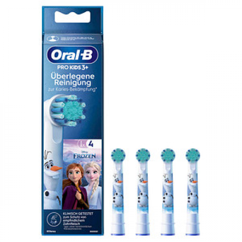 4 Oral-B PRO KIDS 3+ FROZEN Zahnbürstenaufsätze