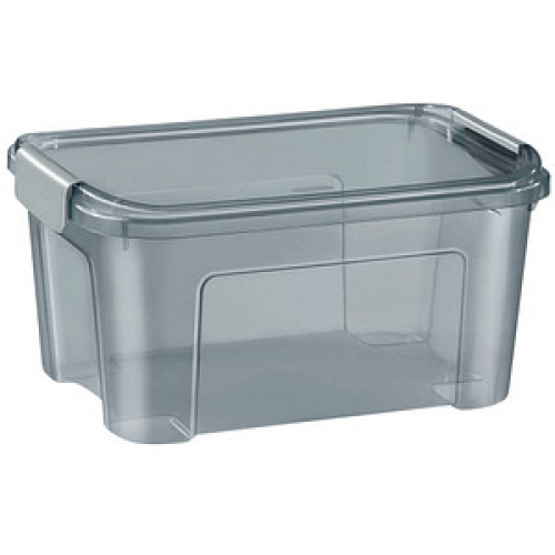 cep Shadow Aufbewahrungsbox 13,0 l grau-transparent 27,7 x 38,9 x 19,5 cm