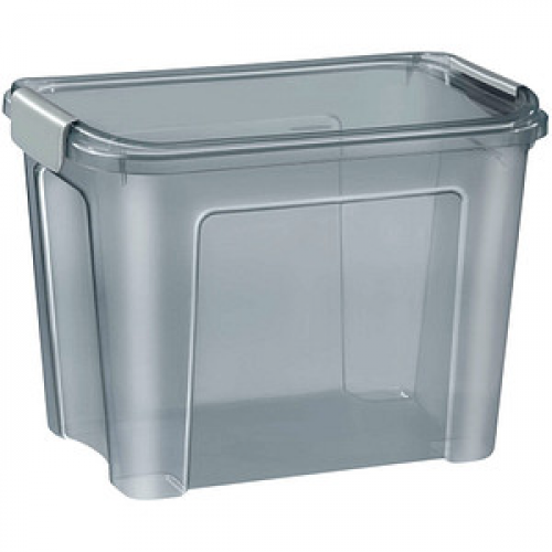 cep Shadow Aufbewahrungsbox 18,0 l grau-transparent 27,7 x 38,9 x 28,5 cm