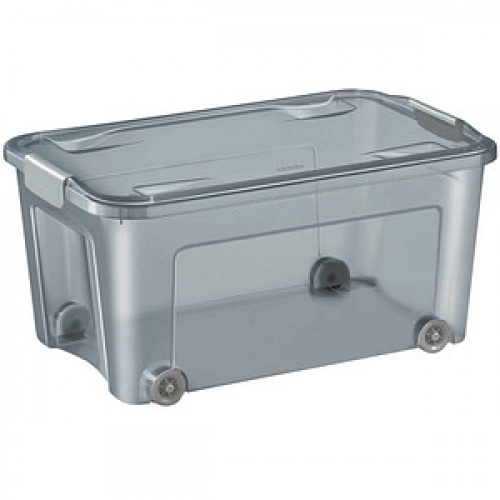 cep Shadow Aufbewahrungsbox 43,0 l grau-transparent 38,0 x 59,3 x 29,0 cm