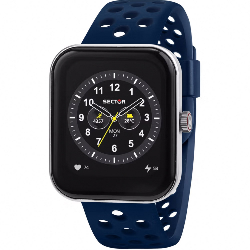 Sector R3251159002 S-03 Pro Smart Smartwatch Blau/Silberfarben