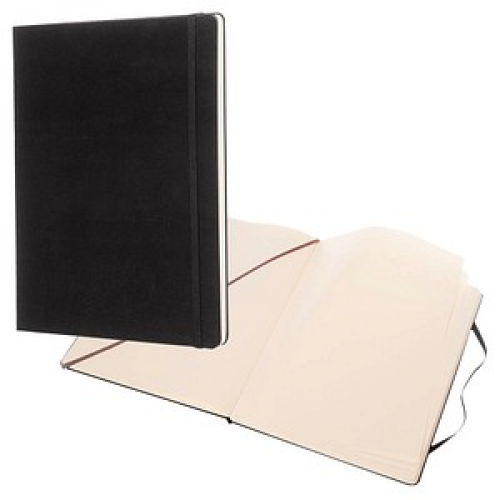 MOLESKINE Notizbuch Classic Collection fester Einband ca. DIN A4 blanko, schwarz Hardcover 192 Seiten