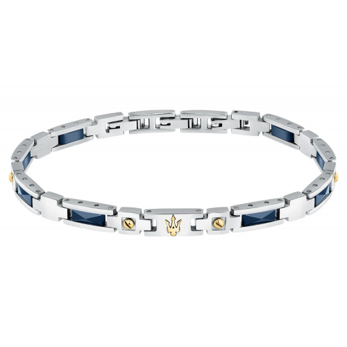 Maserati JM423ATZ31 Herren Edelstahl-Armband mit Keramik