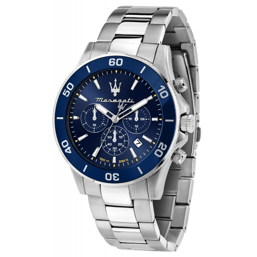 Maserati R8873600002 Herren-Armbanduhr Chronograph Competizione Blau