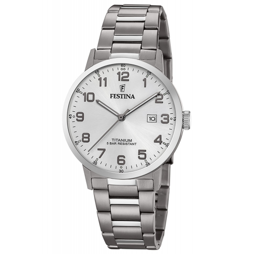 Festina F20435/1 Herren-Armbanduhr Titan