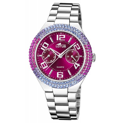 Lotus 18908/1 Damen-Armbanduhr Bliss Multifunktion Violett