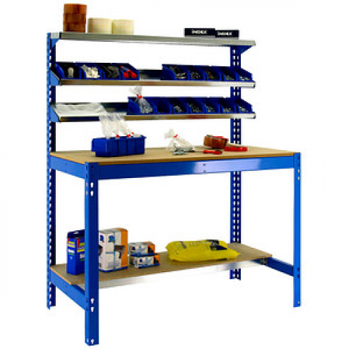 Simonrack Werkbank SIMONWORK BT1 1200 blau 121,0 x 61,0 x 144,5 cm