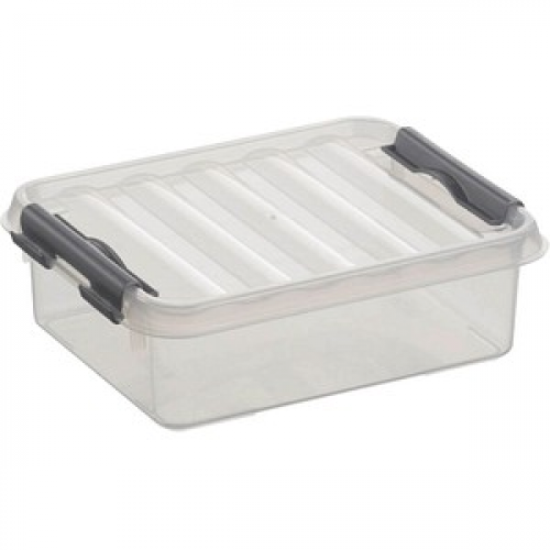 sunware Q-line Aufbewahrungsbox 1,0 l transparent 20,0 x 15,0 x 6,0 cm