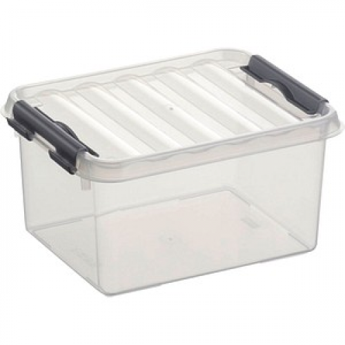 sunware Q-line Aufbewahrungsbox 2,0 l transparent 20,0 x 15,0 x 10,0 cm