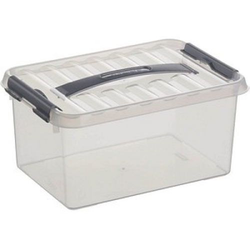 sunware Q-line Aufbewahrungsbox 6,0 l transparent 30,0 x 20,0 x 14,0 cm