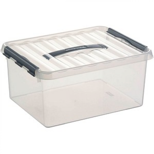 sunware Q-line Aufbewahrungsbox 15,0 l transparent 40,0 x 30,0 x 18,0 cm