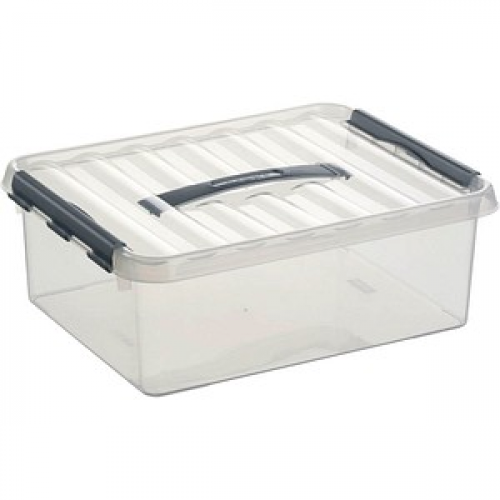 sunware Q-line Aufbewahrungsbox 12,0 l transparent 40,0 x 30,0 x 14,0 cm