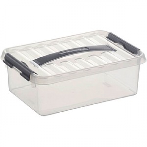 sunware Q-line Aufbewahrungsbox 4,0 l transparent 30,0 x 20,0 x 10,0 cm