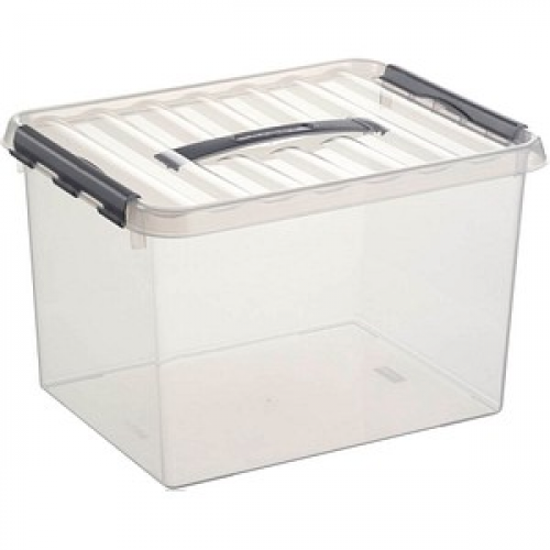 sunware Q-line Aufbewahrungsbox 22,0 l transparent 40,0 x 30,0 x 26,0 cm