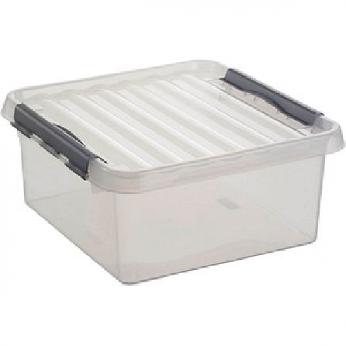 sunware Q-line Aufbewahrungsbox 18,0 l transparent 37,8 x 39,5 x 18,0 cm