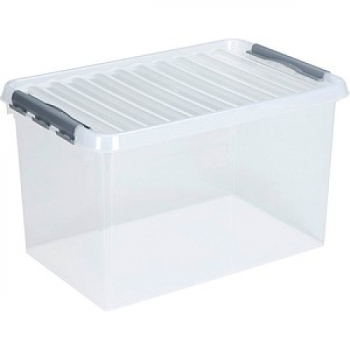 sunware Q-line Aufbewahrungsbox 72,0 l transparent 60,0 x 40,0 x 42,0 cm