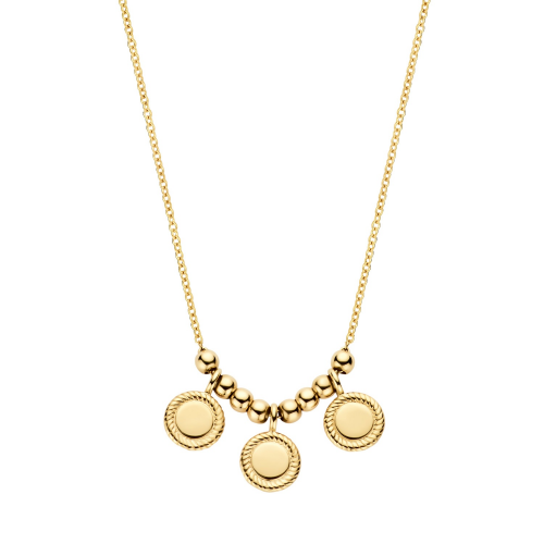 Blush 3171YGO Damen-Collier Plättchen 585 Gelbgold