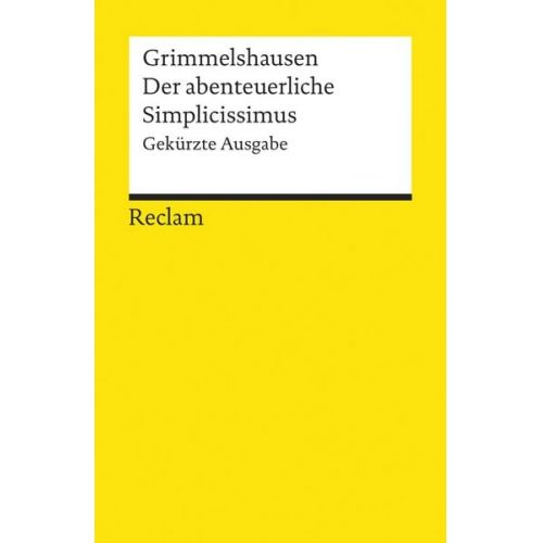 Hans Jacob Christoffel Grimmelshausen - Der abenteuerliche Simplicissimus