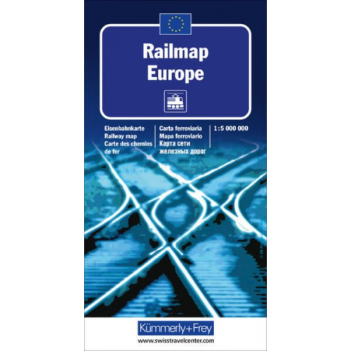 Railmap Europe 1:5 Mio.