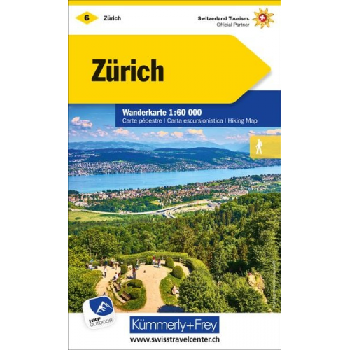 Zürich Wanderkarte Nr. 06