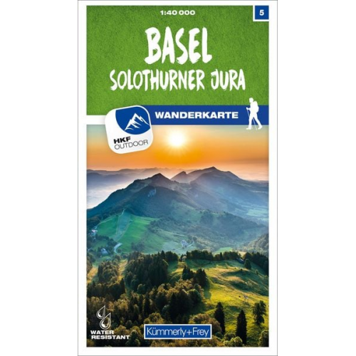 Basel / Solothurner Jura 05 Wanderkarte 1:40 000 matt laminiert